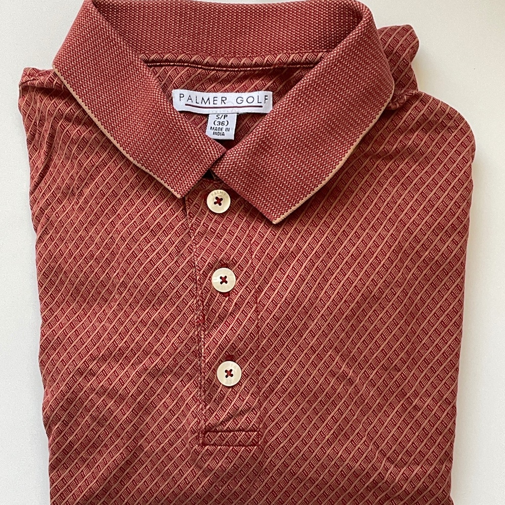 Men's Red Short Sleeve Polo Shirt